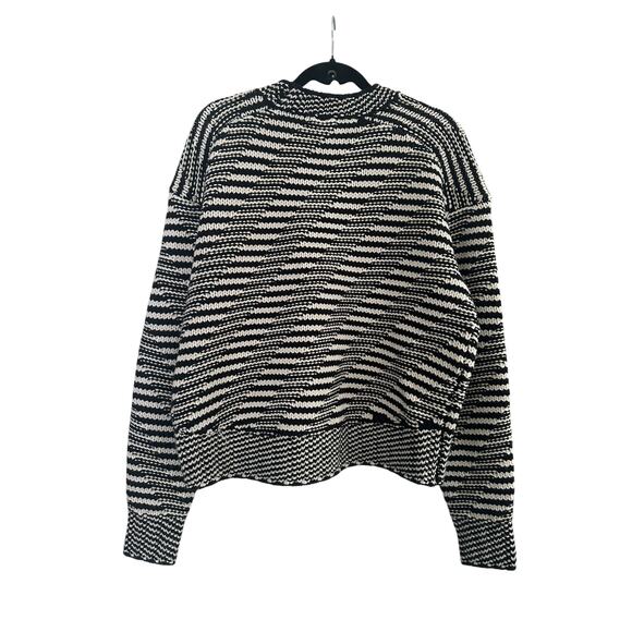 Rag & Bone Willow Striped Wool  Mockneck Sweater Size Medium - Picture 5 of 11